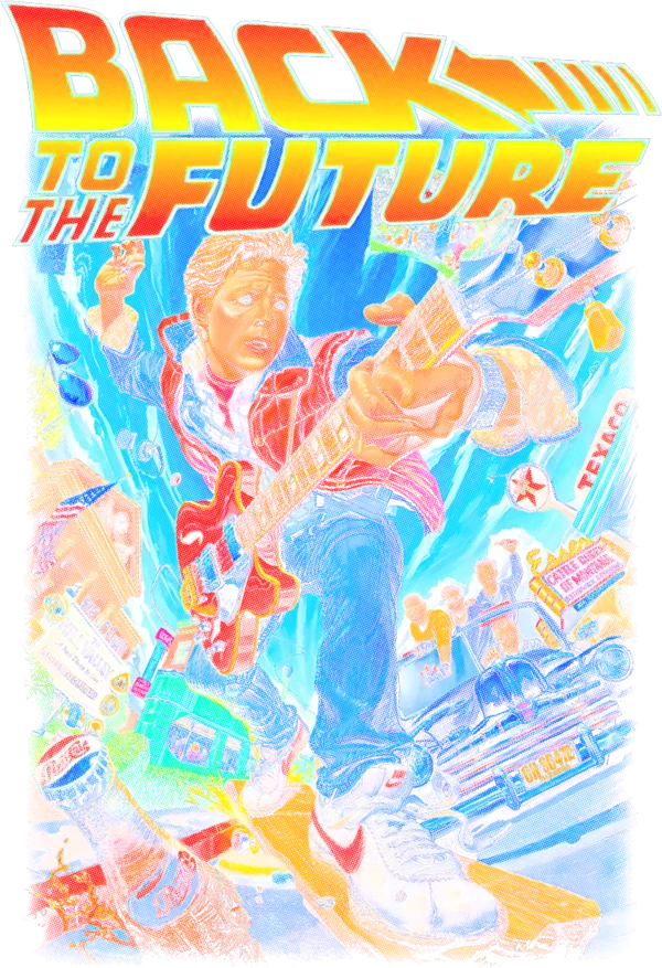Back to the Future - Halftone