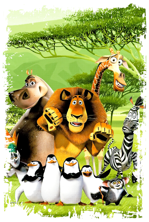 Madagascar - Halftone