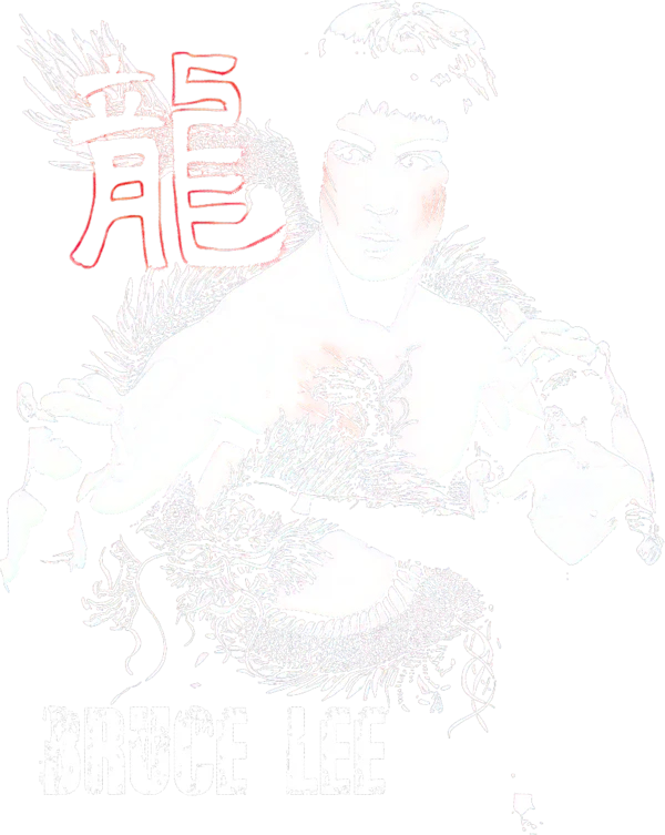Bruce Lee - Halftone