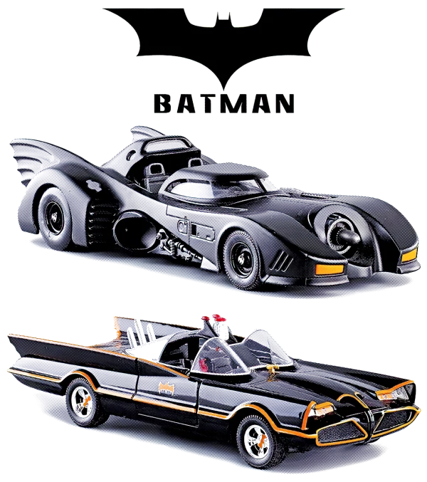 Batman - Halftone - Black Shirt