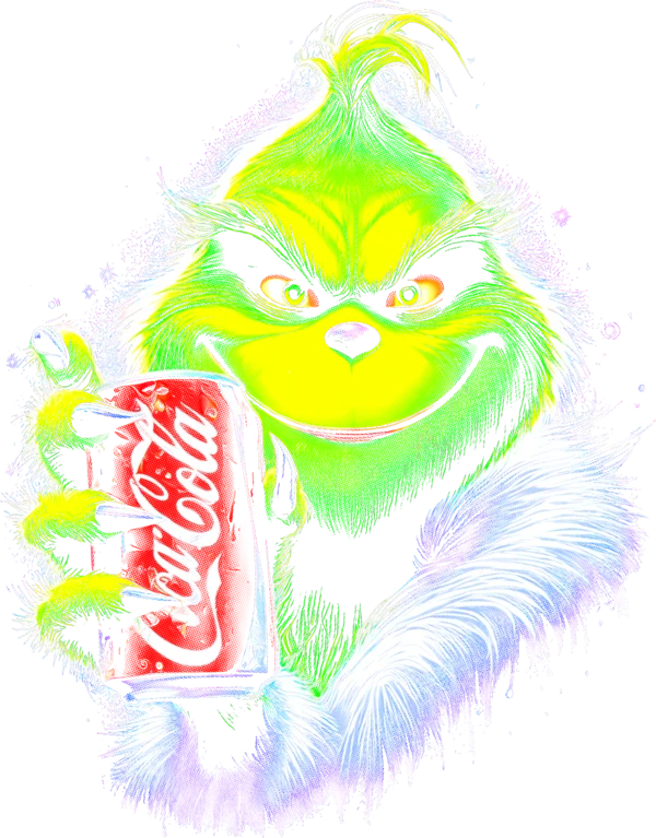 Grinch Coca-Cola - Halftone