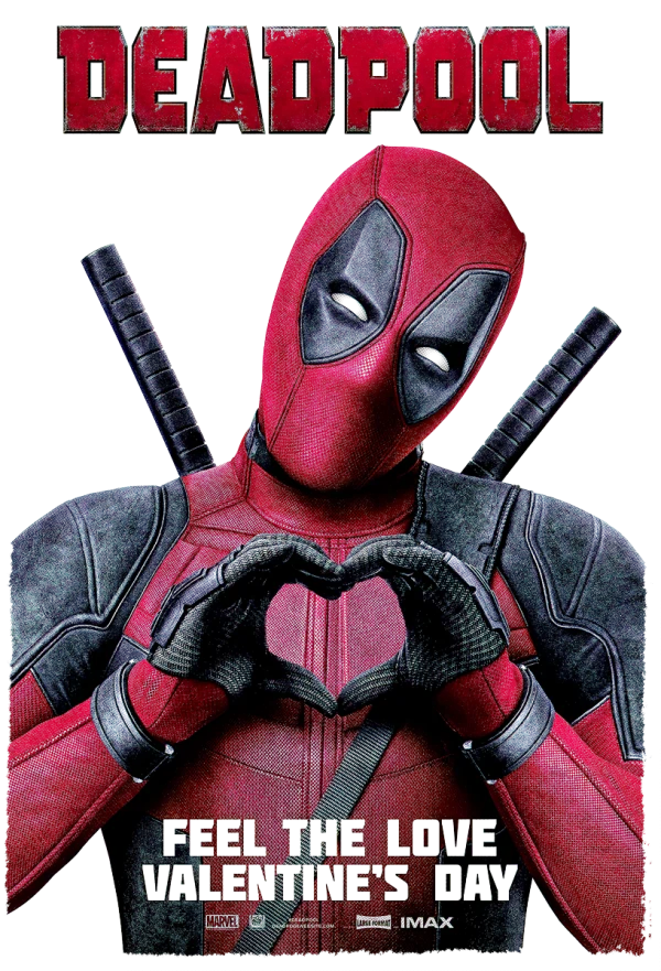 DeadPool - Halftone - Black Shirt