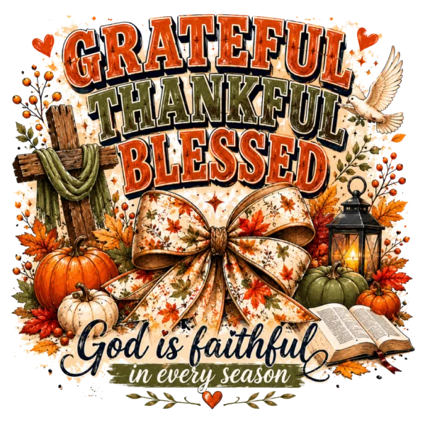 Grateful, Thankful, Blessed