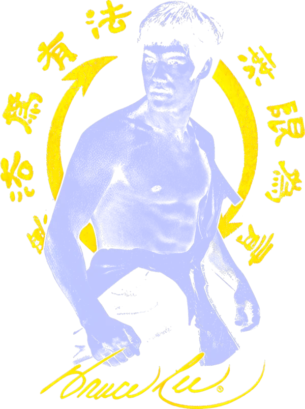 Bruce Lee - Halftone