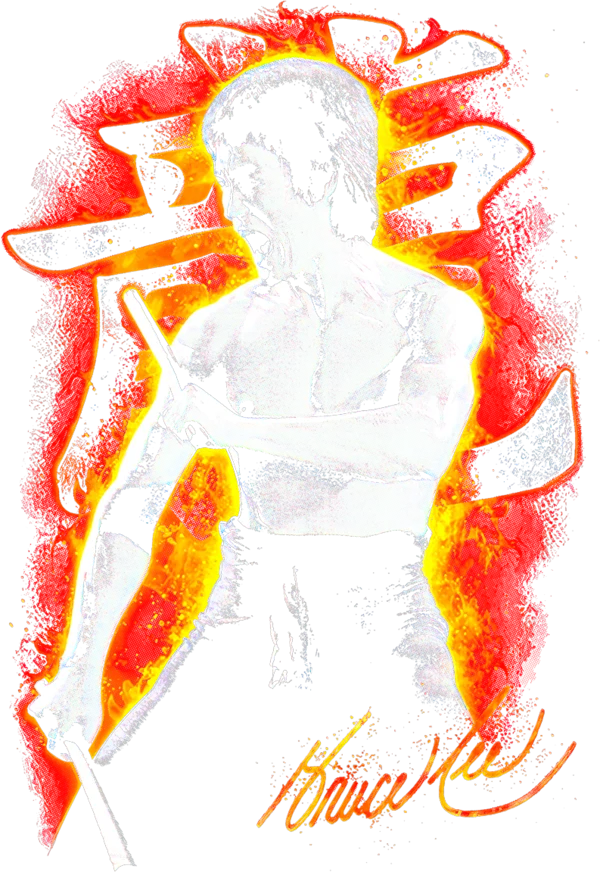 Bruce Lee - Halftone