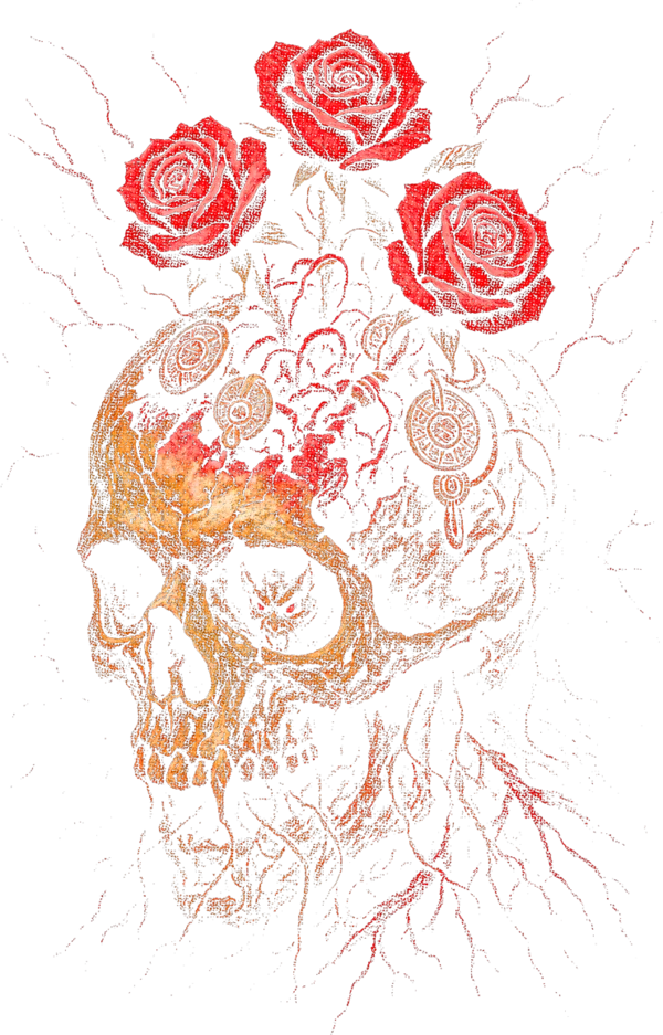 Skull And Roses