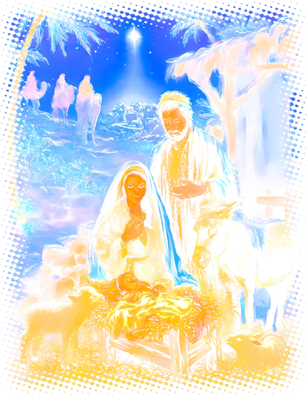 Jesus - Halftone