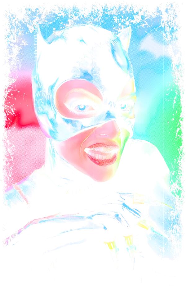 Cat Woman - Halftone