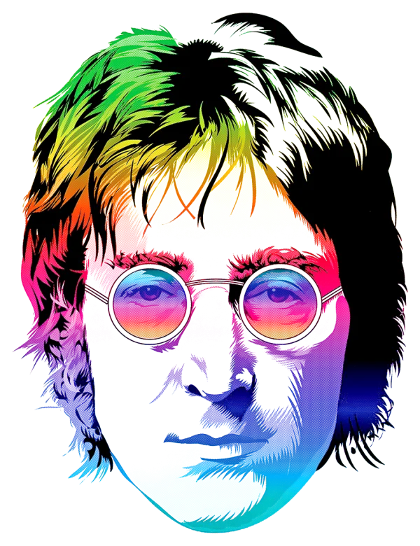 John Lennon - Halftone
