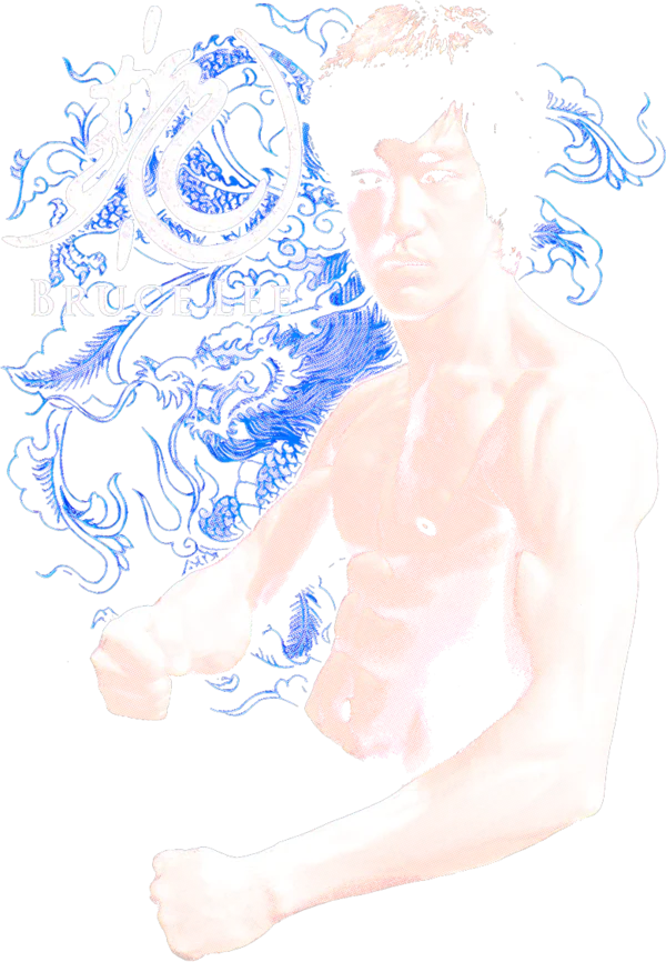 Bruce Lee - Halftone